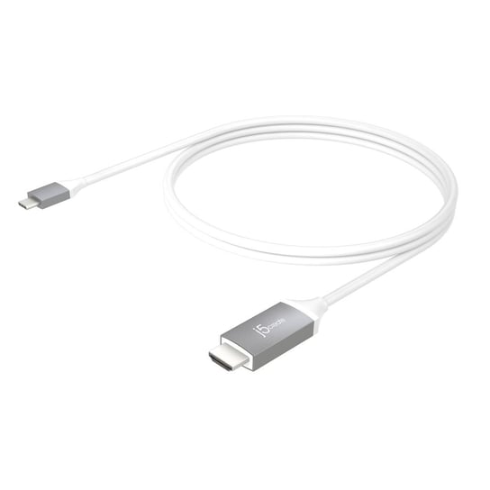 J5 Create, Adapter J5create Usb-c To 4k Hdmi Cable (usb-c M - 4k Hdmi M 1,8m; Kolor Biało Srebrny) Jcc153g-n j5 Create