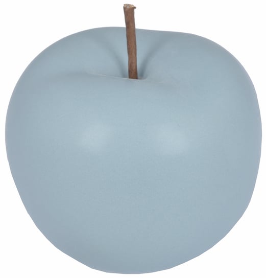 Jabłko ceramiczne duże, szare matowe, 11,5x11,5x14 cm Ewax