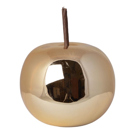 Jabłko Złote Figurka Dekoracja Do Stroika 8 Cm Aleja Kwiatowa