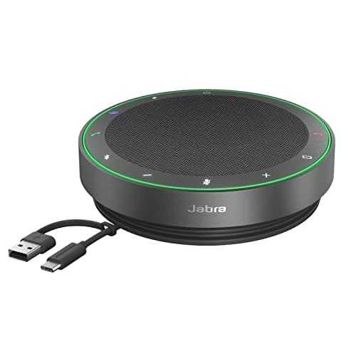 Jabra Speak2 75 - Bezprzewodowy Zestaw Głośnomówiący Bluetooth Z Redukcją Szumów, 4 Mikrofony, Pełnozakresowy Głośnik 65 Mm, Certyfikat Ms Teams, Inne Platformy, Ciemnoszary Inna marka