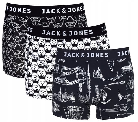 JACK&JONES 3-PAK BOKSERKI MĘSKIE STAR WARS 3szt M Inna marka