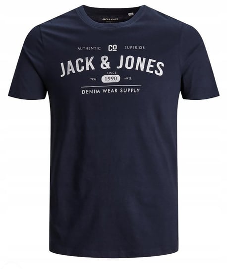 JACK&JONES T-SHIRT MĘSKI KOSZULKA GRANATOWY r. S Inna marka