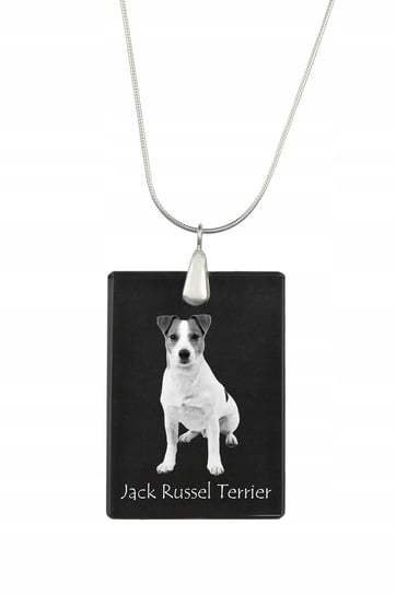 Jack Russell Terrier Kryształowy naszyjnik z psem Inna marka