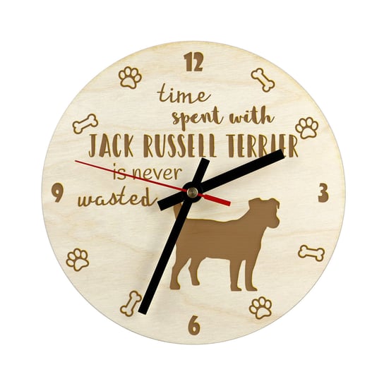 Jack Russell Terrier Zegar z grawerem 30 cm Inna marka