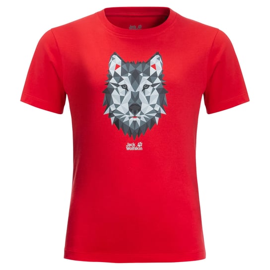 Jack Wolfskin, Koszulka dziecięca, Brand Wolf T K Peak Red, rozmiar 92 Jack Wolfskin