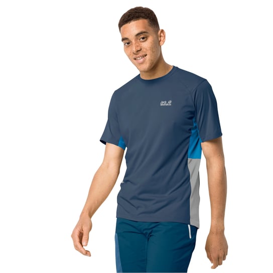 Jack Wolfskin, Koszulka termoaktywna męska, kolor niebieski, rozmiar XL Jack Wolfskin