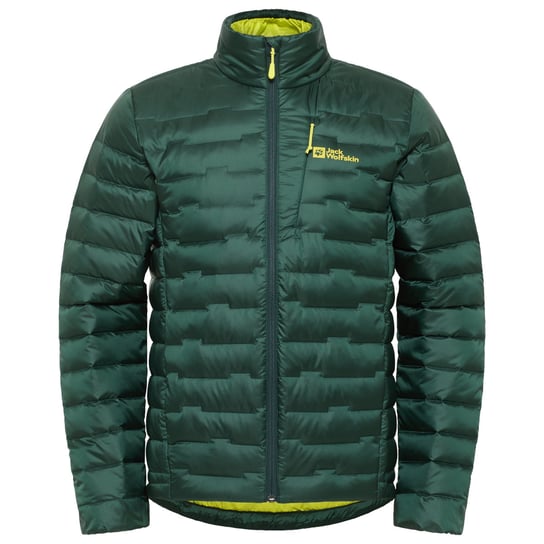 Jack Wolfskin Passamani Down M Jacket A61836-4161, Mężczyzna, Kurtka, Zielony Jack Wolfskin