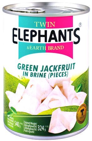 Jackfruit (dżakfrut) w słonej zalewie 540g - Twin Elephants & Earth Brand Twin Elephants & Earth Brand