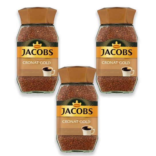 Jacobs Cronat Gold Kawa rozpuszczalna 200 g x 3 sztuk Jacobs