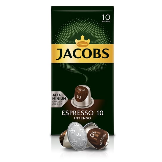 Jacobs, kawa kapsułki Espresso Intenso, 10 kapsułek Jacobs