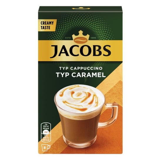 Jacobs, kawa rozpuszczalna Cappuccino Caramel w saszetkach, 8 sztuk Jacobs