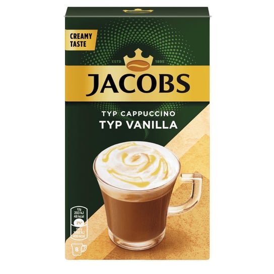 Jacobs, kawa rozpuszczalna Cappuccino Vanilla w saszetkach, 8 sztuk Jacobs