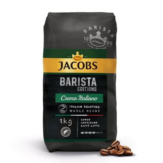 Jacobs, kawa ziarnista Barista Crema Italiano, 1 kg Jacobs