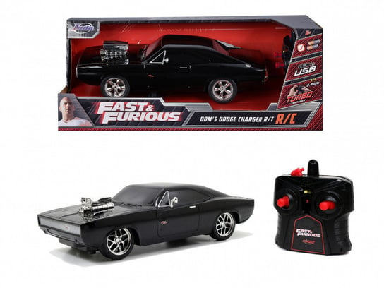 Jada, auto zdalnie sterowane Fast&Furious RC 1970 Dodge Charger 1/16 Jada