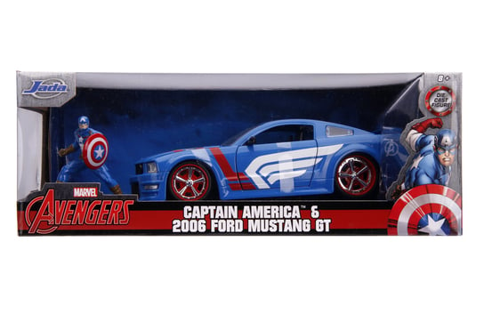 Jada, pojazd 1:24, kolekcjonerski Marvel  Captain America Jada