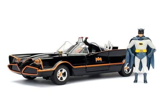 Jada Toys, model samochodu Batman Classic TV Series Diecast 1/24 1966 Batmobile (Wraz z figurką Batman) Jada