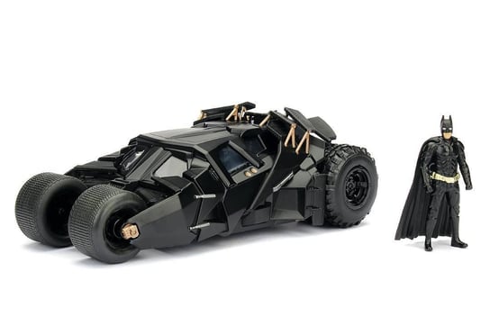 Jada Toys, model samochodu The Dark Knight Diecast 1/24 2008 Batmobile (Wraz z figurką Batman) Jada