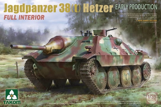 Jagdpanzer 38(t) Hetzer (Early) 1:35 Takom 2170 Takom
