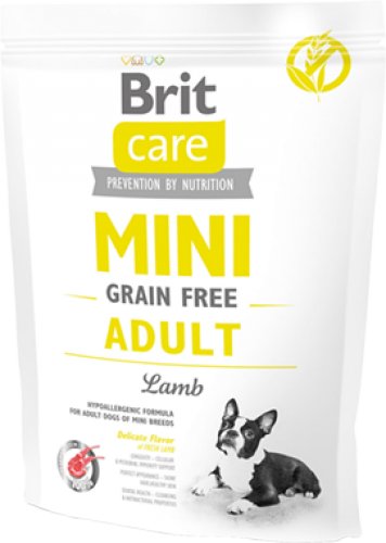Jagnięcina BRIT Care Mini Grain-Free Adult Lamb, 400 g Brit