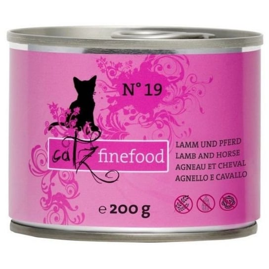 Jagnięcina z koniną dla kota Catz Finefood No, 19, 200 g Catz Finefood