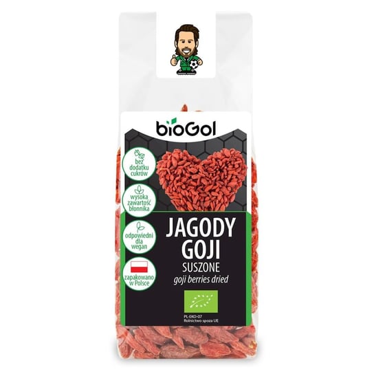 Jagody Goji Suszone Bio 100 g - Biogol BIOGOL