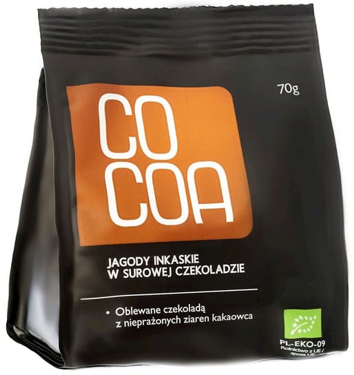 JAGODY INKASKIE W SUROWEJ CZEKOLADZIE BIO 70 g - COCOA Cocoa