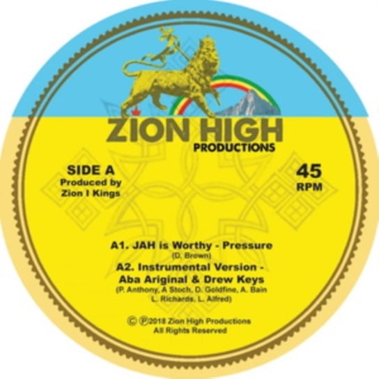 Jah Is Worthy/The Rainbow (Feat. Pressure & Barbara Naps), płyta winylowa Zion I Kings