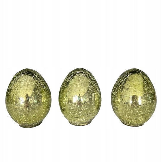 Jaja Wielkanocne Jajka Wielkanocne Szklane 3 Sztuki Zielone Inna marka