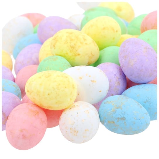 Jajka Styropianowe 50szt Mix Kolorów Złote Plamki 1,8x2,5 KR418 Wielkanoc  Wielkanocne Inna marka