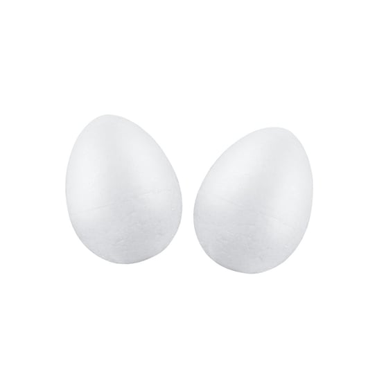 Jajka styropianowe, białe, 2 sztuki Arpex