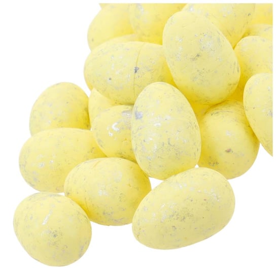 Jajka Styropianowe Żółte 36szt 2x3cm KR424 36szt Wielkanoc  Wielkanocne Inna marka