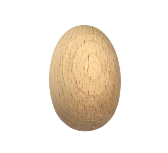 Jajko drewniane - autentyczna dekoracja z drewna Woodcarver