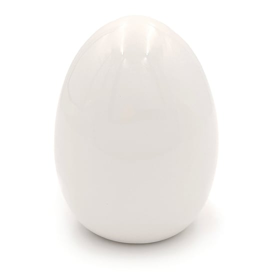Jajko wielkanocne, ceramiczne, białe, 16 cm Inna marka