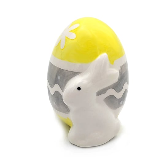 Jajko Wielkanocne, Ceramiczne, Żółte, 8 cm Inna marka