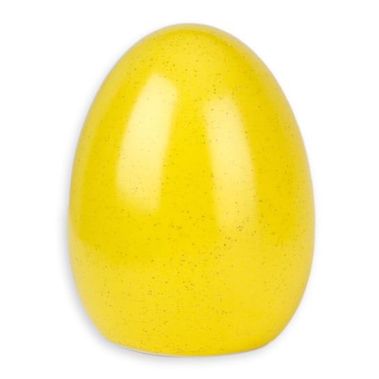 Jajo Nakrapiane, Easter, Żółte, 8x6,5 cm Empik