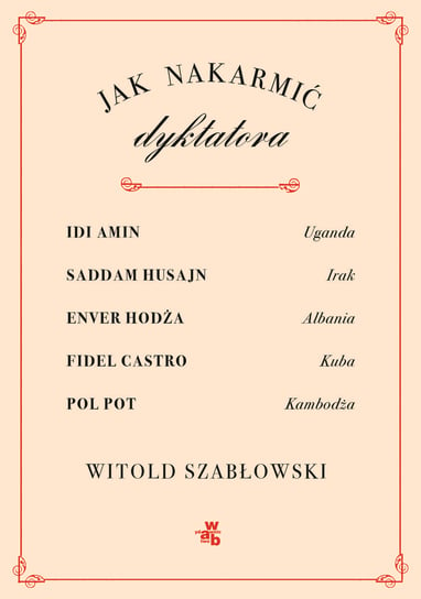 Jak nakarmić dyktatora Szabłowski Witold