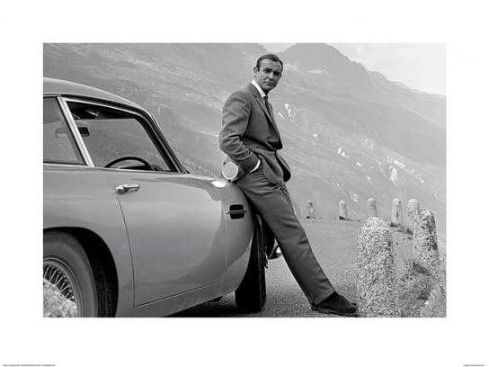 James Bond (Aston Martin) - reprodukcja 60x80 cm Pyramid Posters