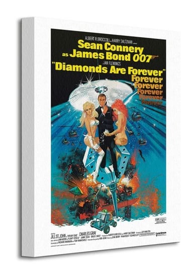 James Bond Diamonds Are Forever Claw - obraz na płótnie James Bond