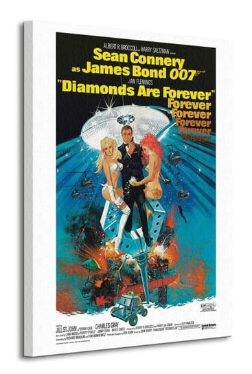 James Bond Diamonds Are Forever - Claw - obraz na płótnie James Bond