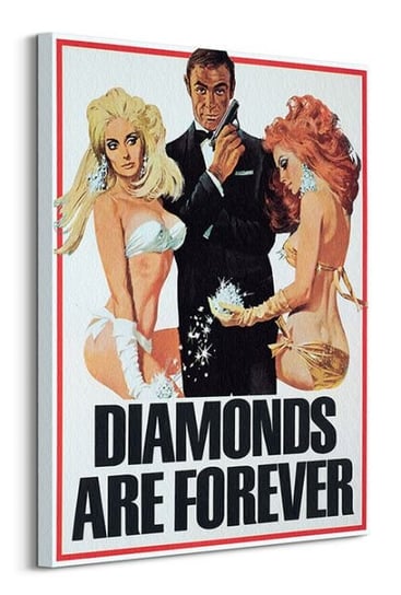 James Bond Diamonds are Forever Girls - obraz na płótnie James Bond