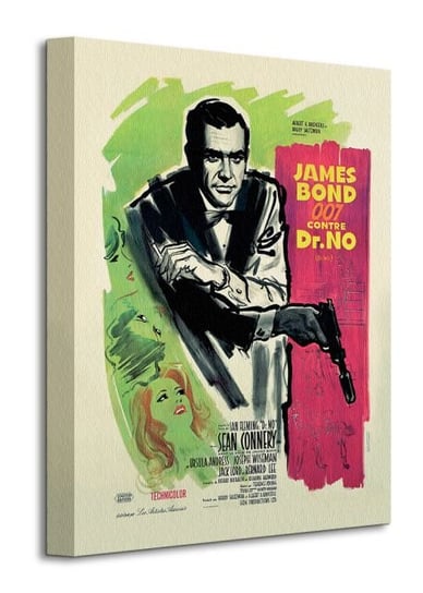 James Bond Dr No - French - obraz na płótnie James Bond