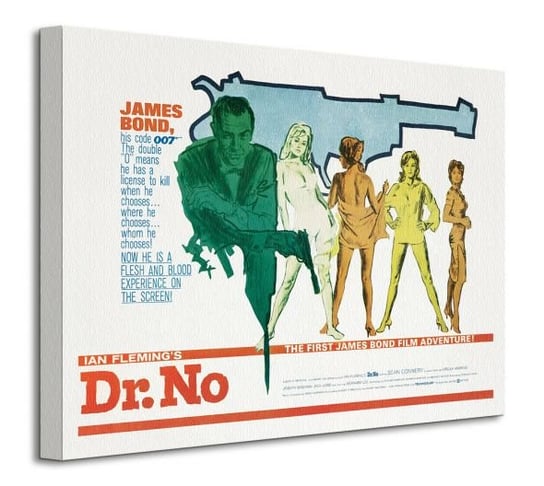 James Bond Dr No - Gun - obraz na płótnie James Bond