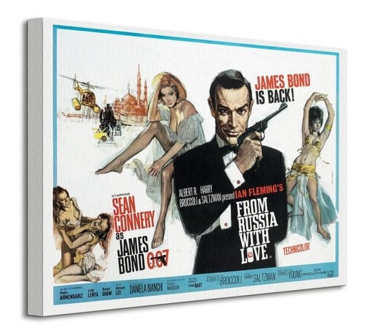 James Bond From Russia With Love - Painting - obraz na płótnie James Bond