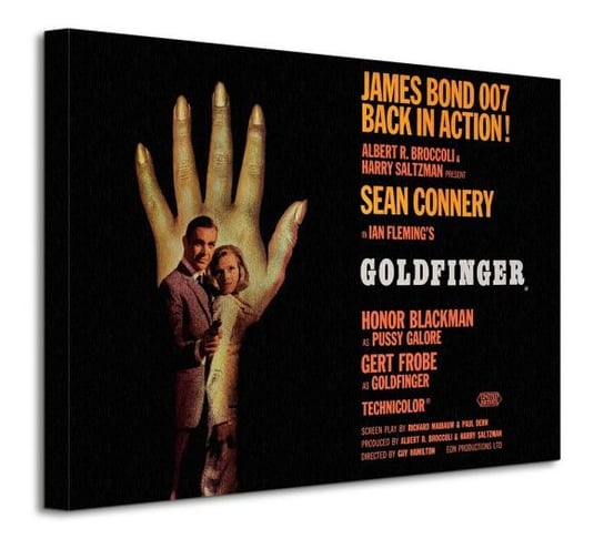 James Bond Goldfinger - Hand - obraz na płótnie James Bond