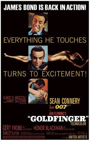 James Bond Goldfinger - plakat 61x91,5 cm James Bond