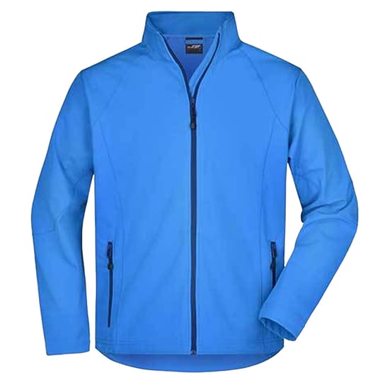 James Bond Męska Kurtka Soft Shell (L / Lazurowy) James Bond