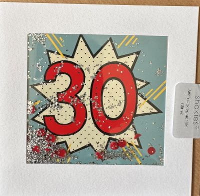 Jamesellis- Kartka urodzinowa '30'  z kopertą Inna marka