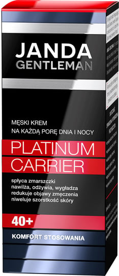 JANDA, Krem dla mężczyzn Gentleman Platinum Carrier 40+, 50 ml JANDA