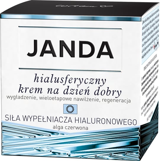 JANDA, Krem z kwasem hialuronowym i algą czerwoną na dzień, 50 ml JANDA