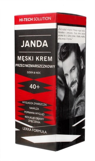 JANDA Men Męski Krem 40+ przeciwzmarszczkowy na dzień i noc 50ml Janda